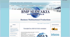 Desktop Screenshot of bmpslovakia.sk